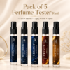 Pack of 5 tester for MEN's 10ml