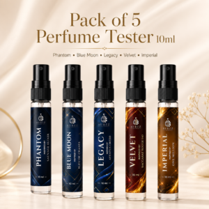 Pack of 5 tester for MEN's 10ml