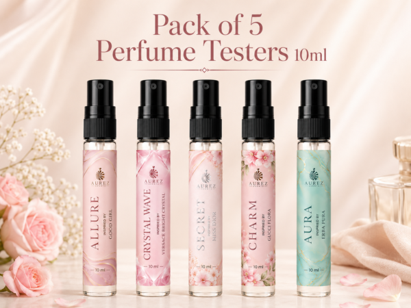 Pack of 5 tester for WOMEN's 10ml