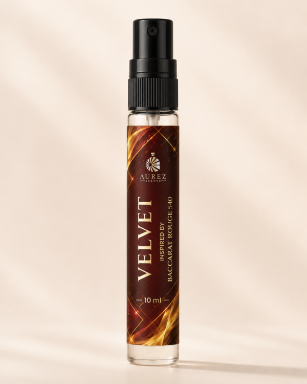 Velvet – Inspired by Baccarat Rouge 540 – 10ml
